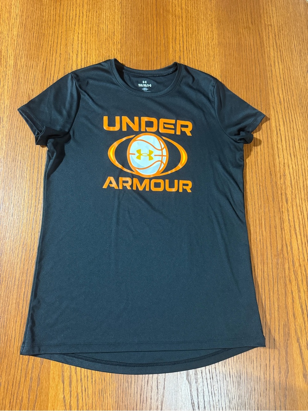 Under Armour Youth Large Black Basketball Performance T-Shirt YLG